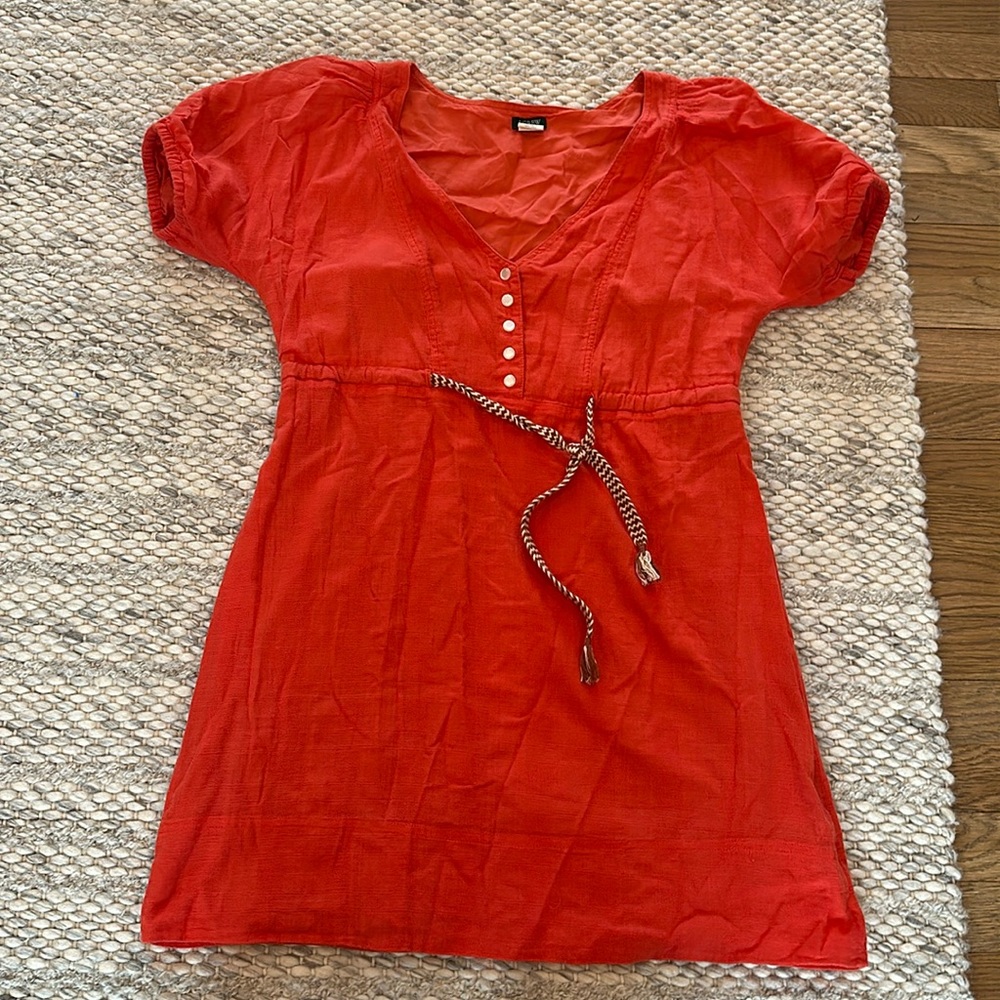 Jcrew coral summer dress